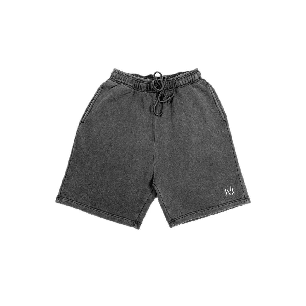 SCRIPT SHORTS BLACK/WASHED