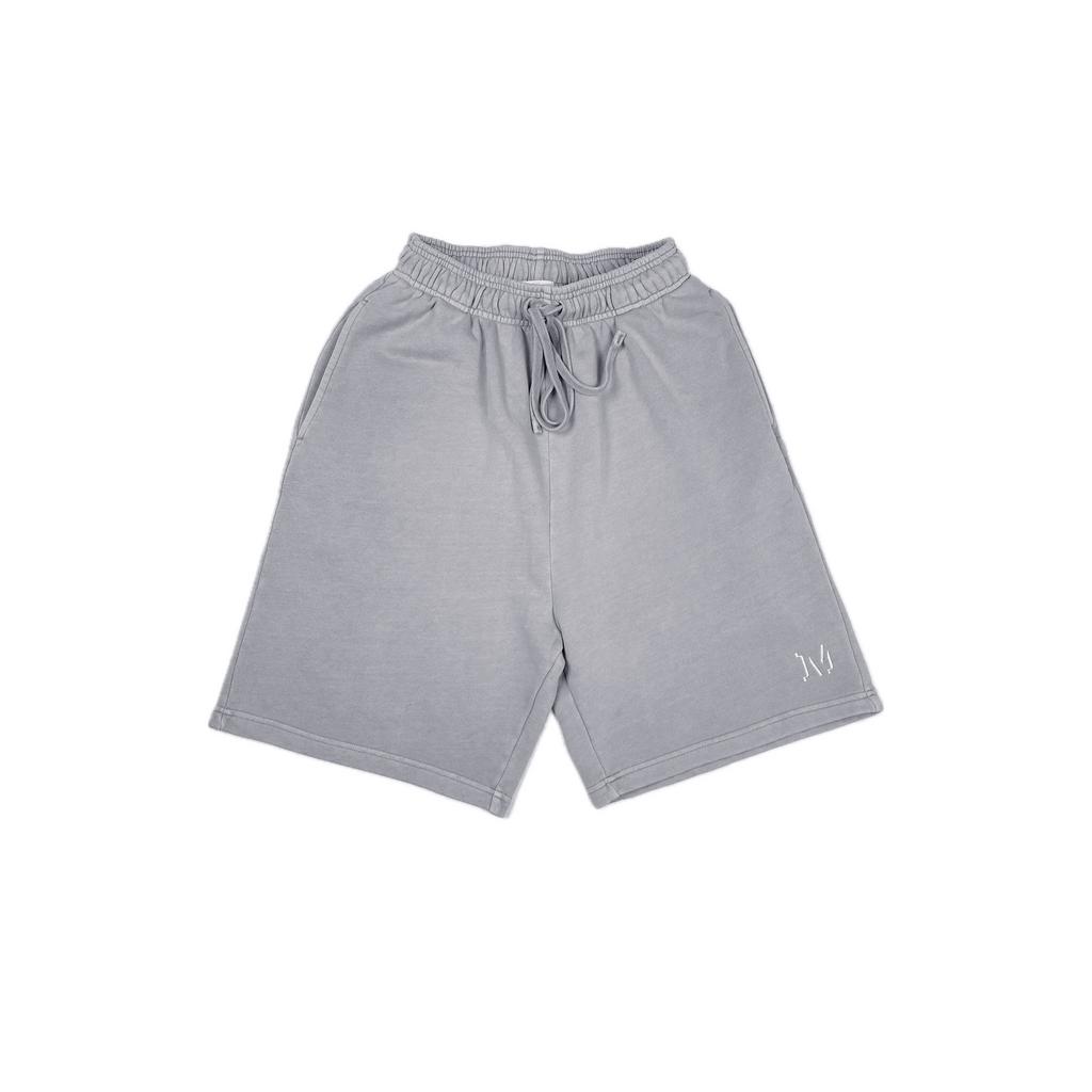 SCRIPT SHORTS GREY/WASHED