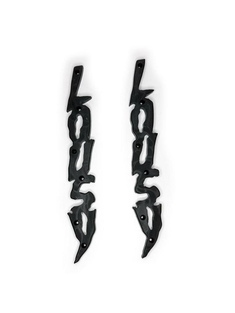 LOUSY x FASTLADS NADPIS BLACK RAILS