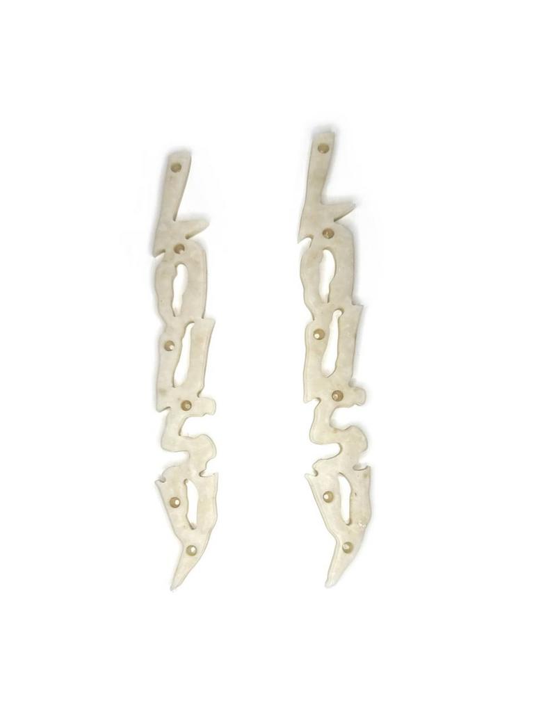 LOUSY x FASTLADS NADPIS WHITE RAILS