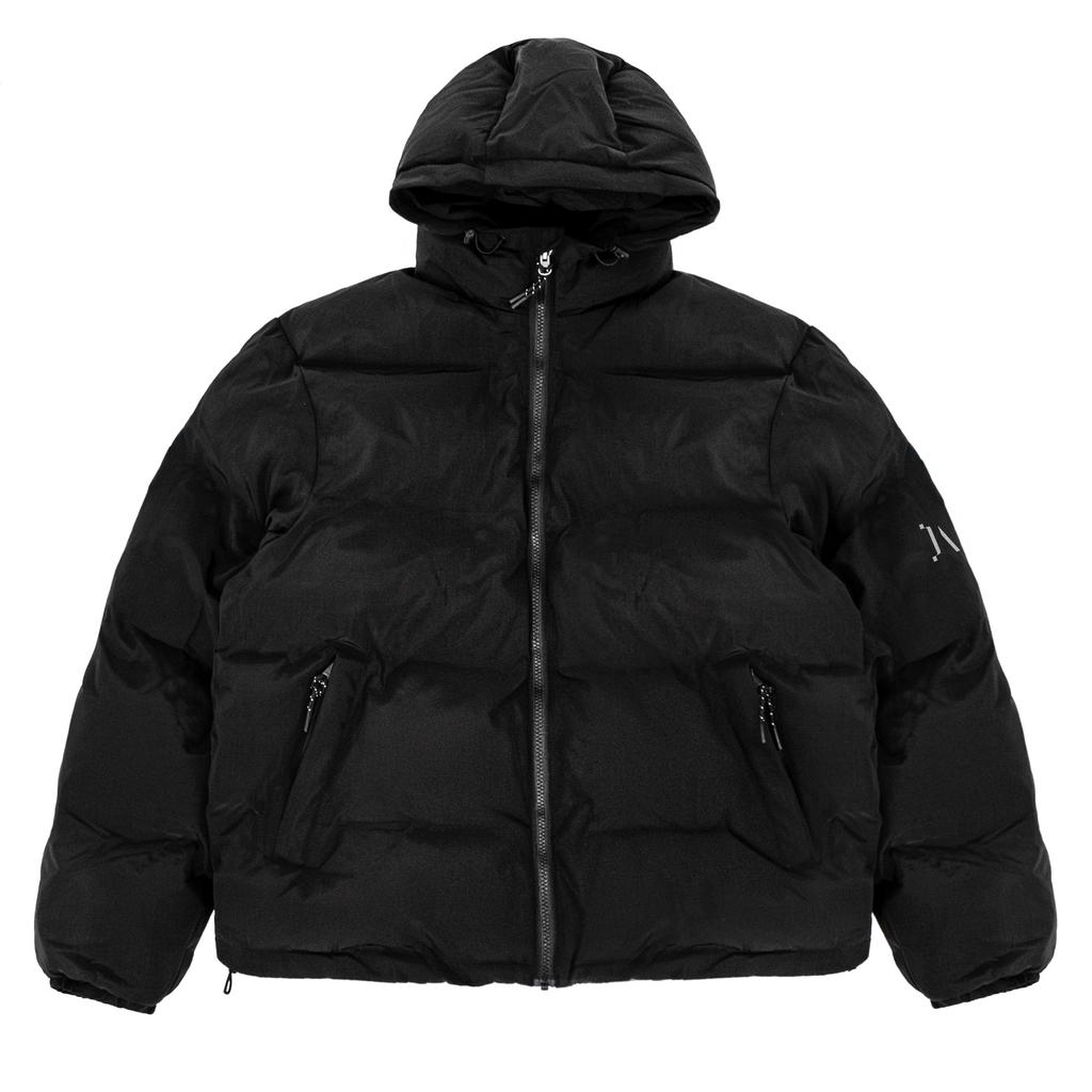 MACRO HOODED PUFFER BLACK