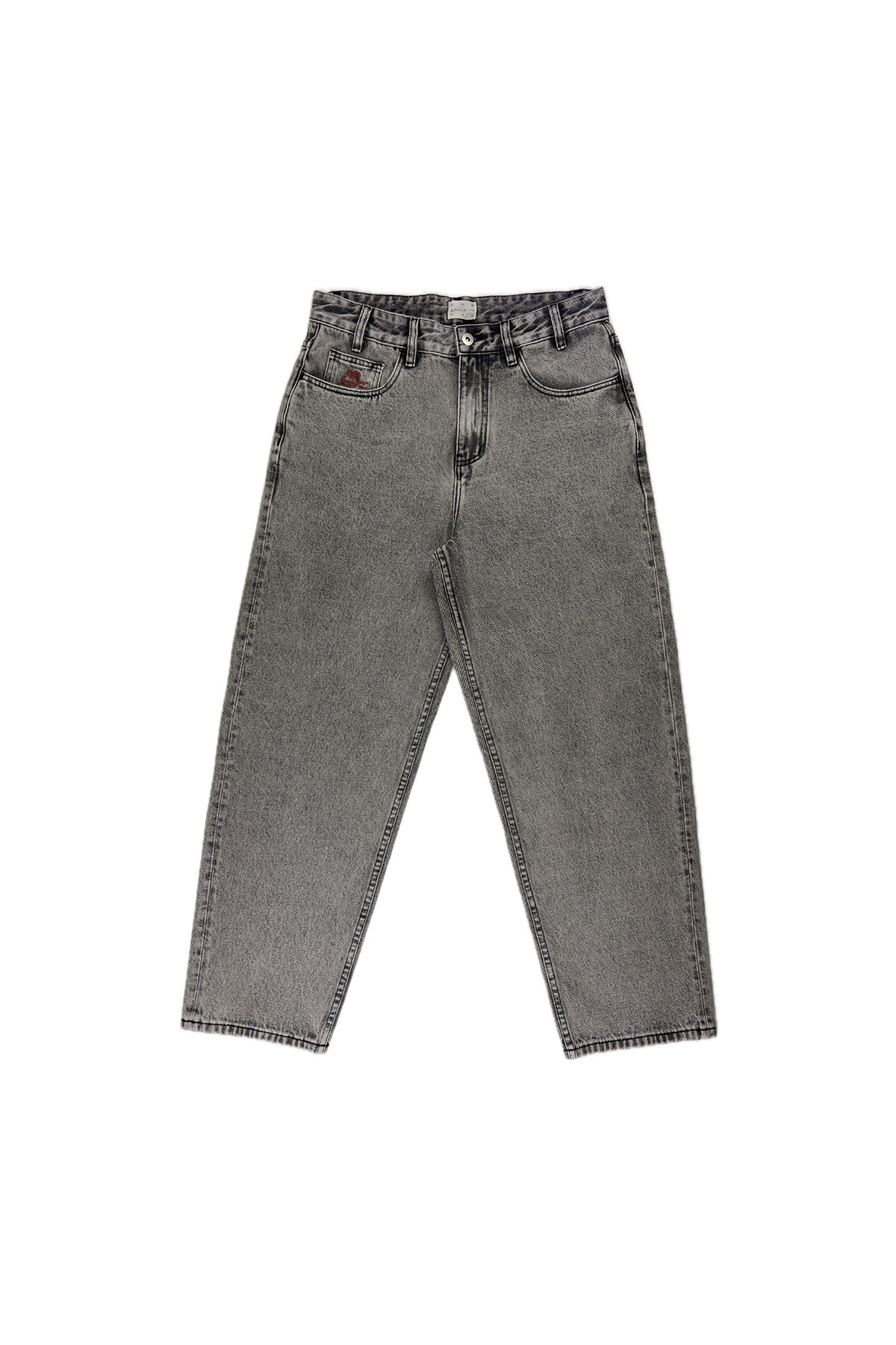 MAGAMAEV BIGGER M JEANS LIGHT GREY WASHED