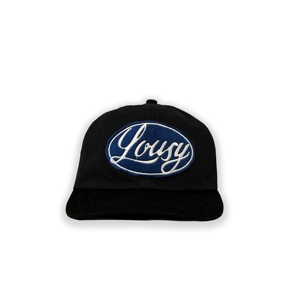 Кепка LOUSY 6PANEL OVAL LOGO CAP BLACK