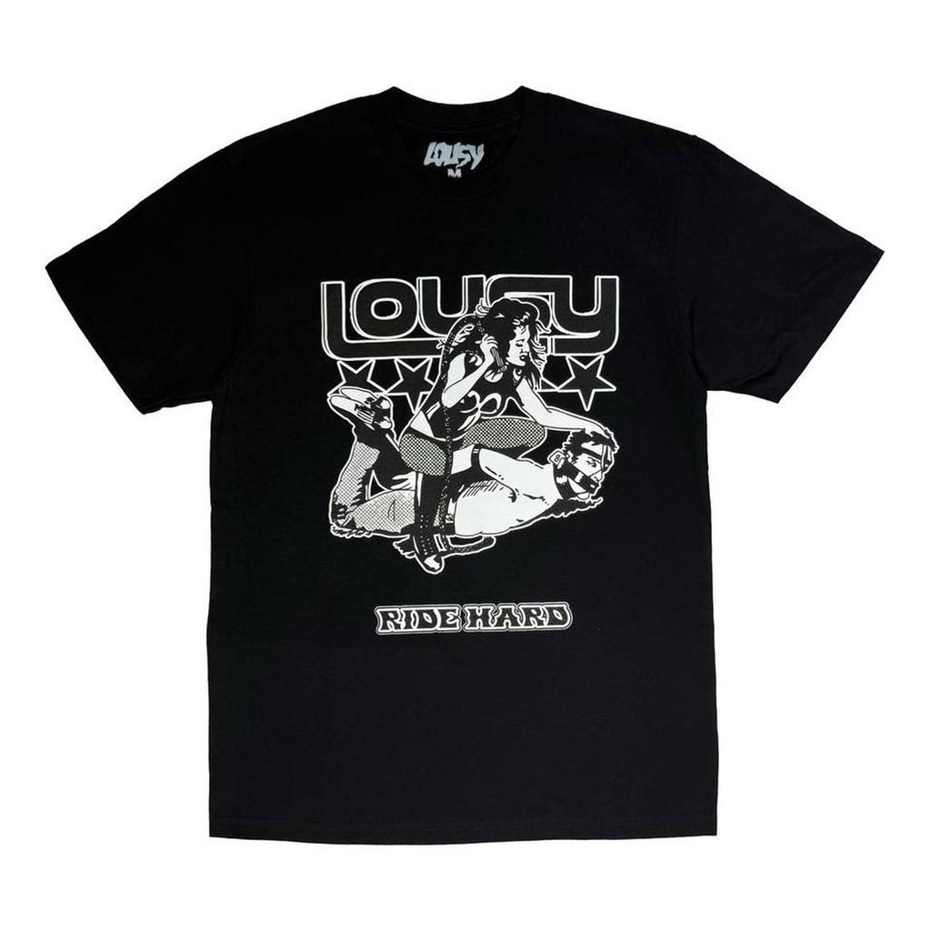 Футболка Lousy Ride Hard Tee Black