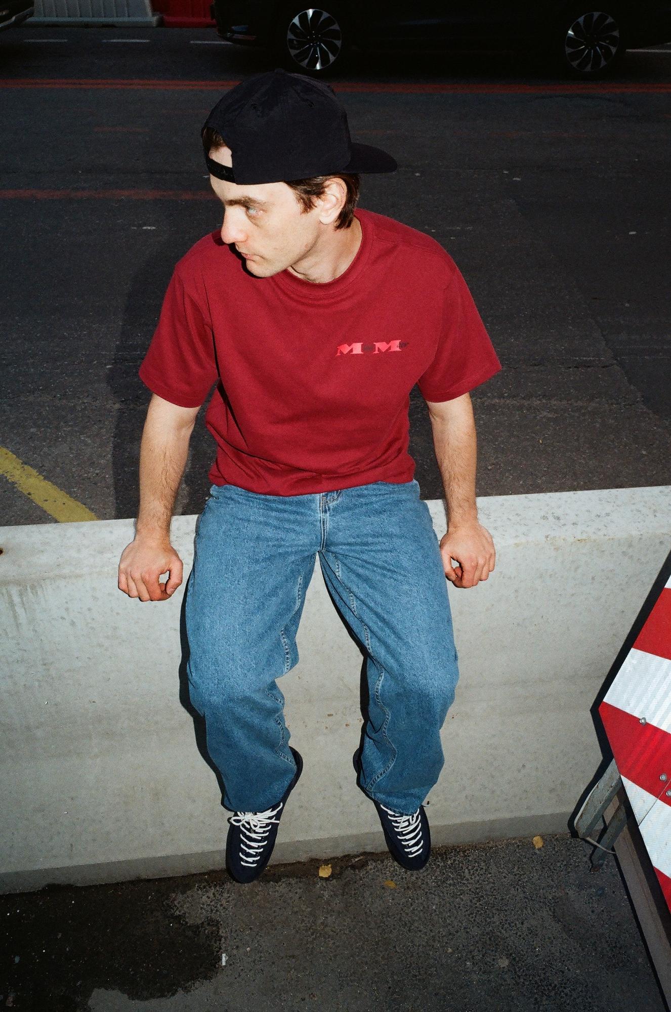 DOUBLE M T-SHIRT CHERRY