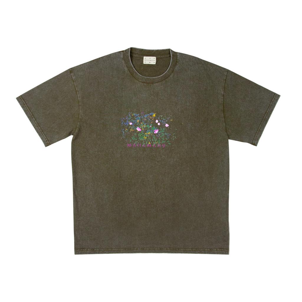 BLOSSOM T-SHIRT BROWN/DYED