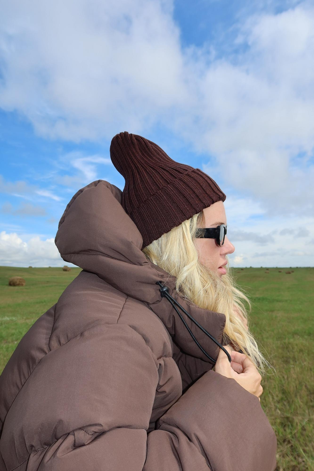 Шапка базовая из шерсти мериноса