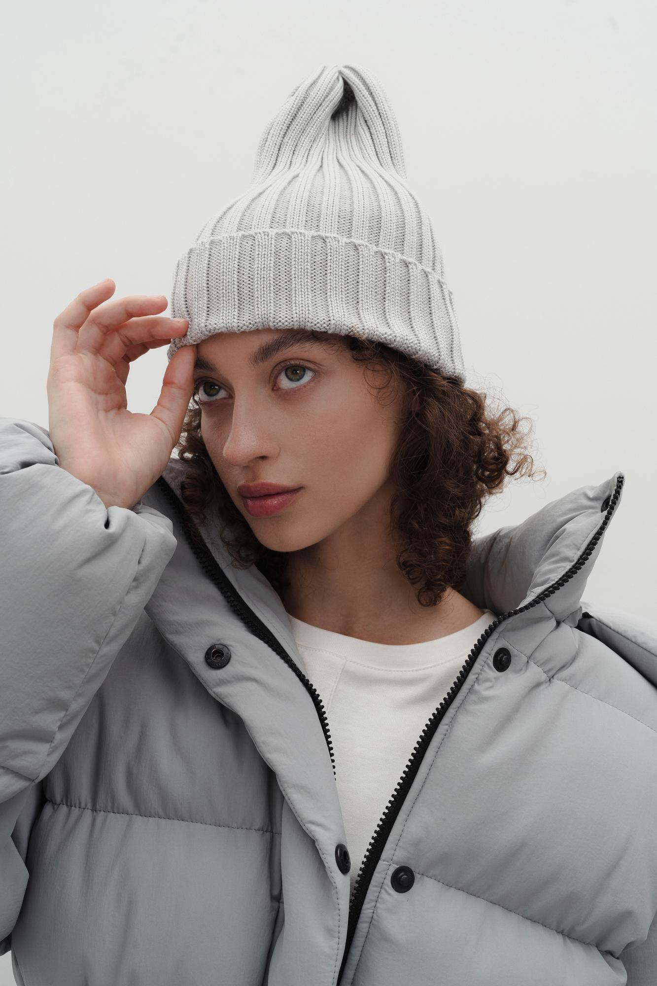 Шапка базовая из шерсти мериноса