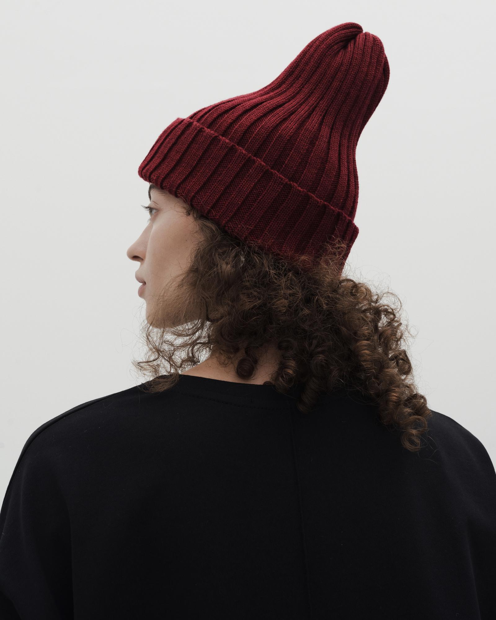 Шапка базовая из шерсти мериноса