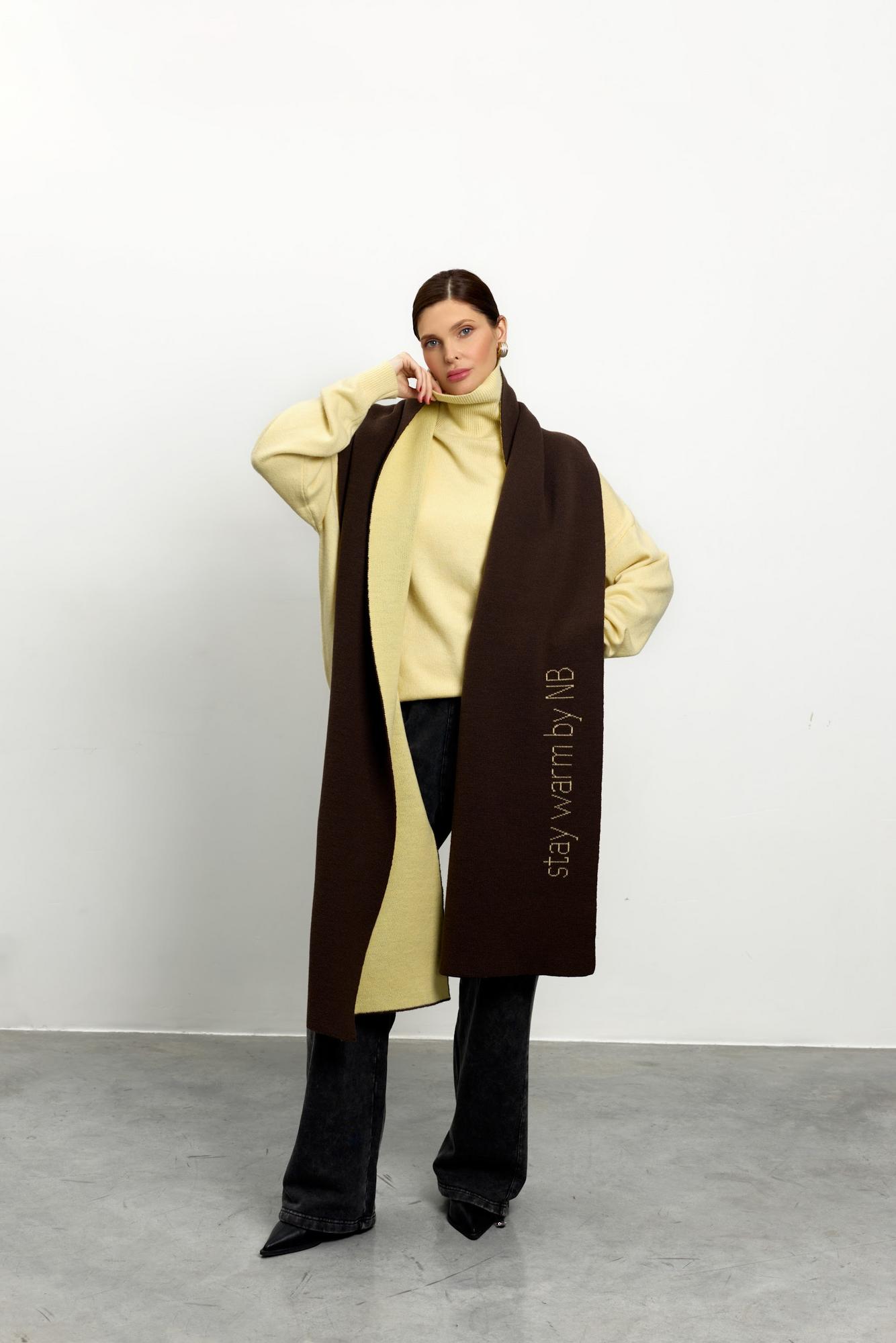 Шерстяной шарф STAY WARM