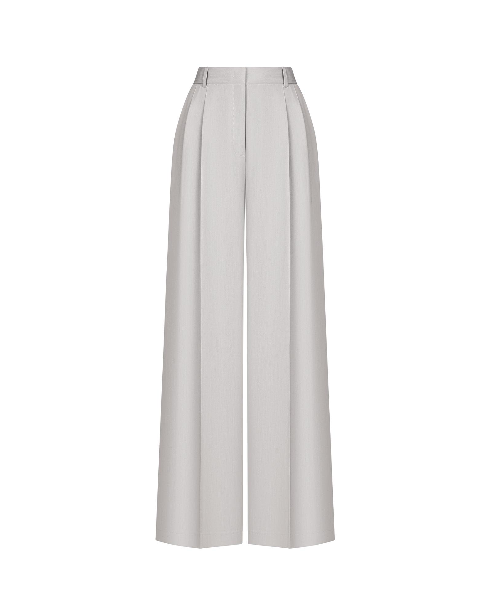 Брюки с высокой посадкой и стрелками