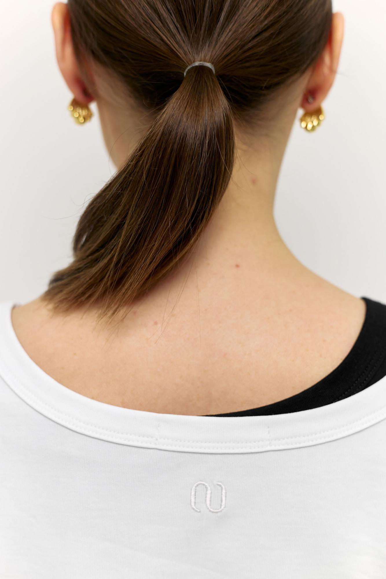 Майка из хлопка свободного кроя