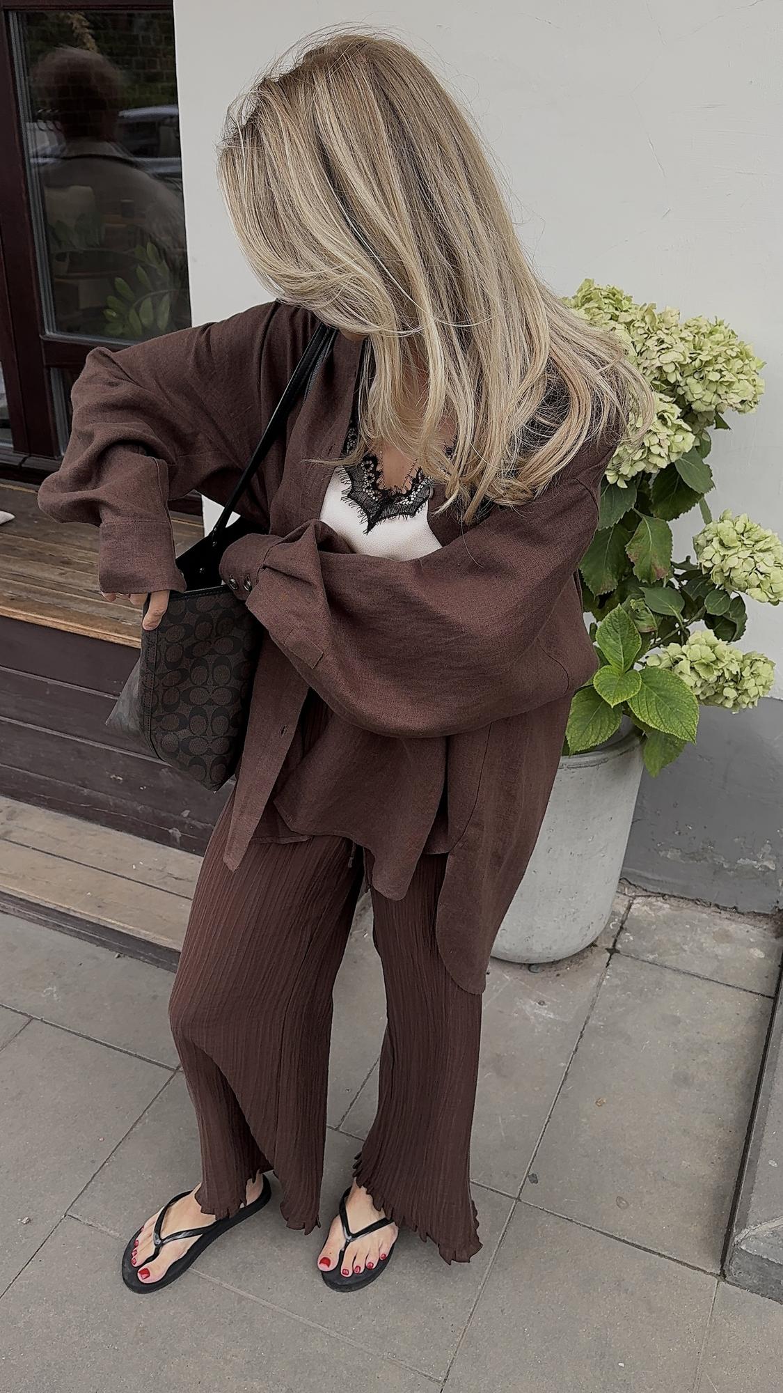 Рубашка изо льна ROI