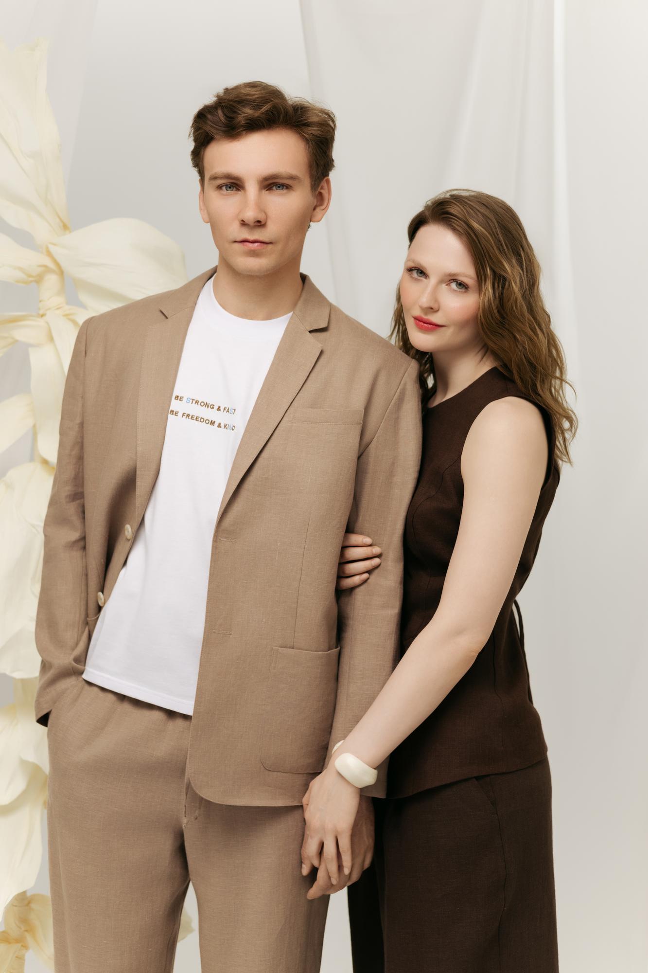 Пиджак изо льна