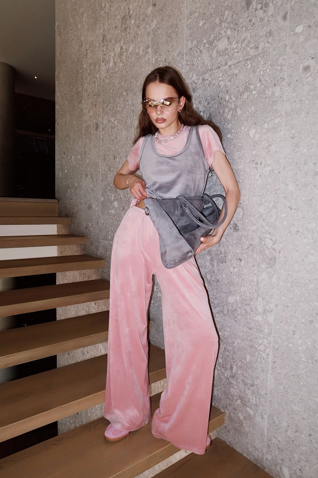 Футболка PAINTS, пыльная розы