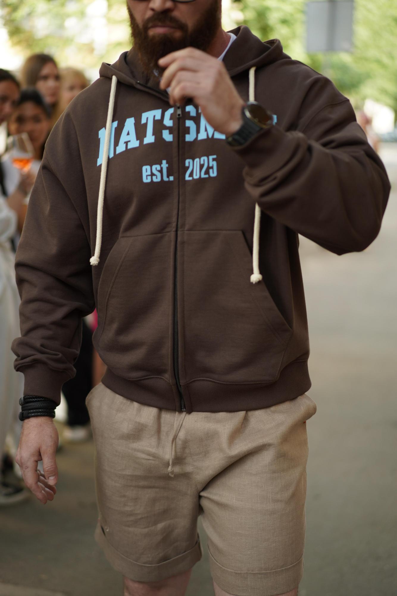 Худи ZIP NATSMAN шоколад