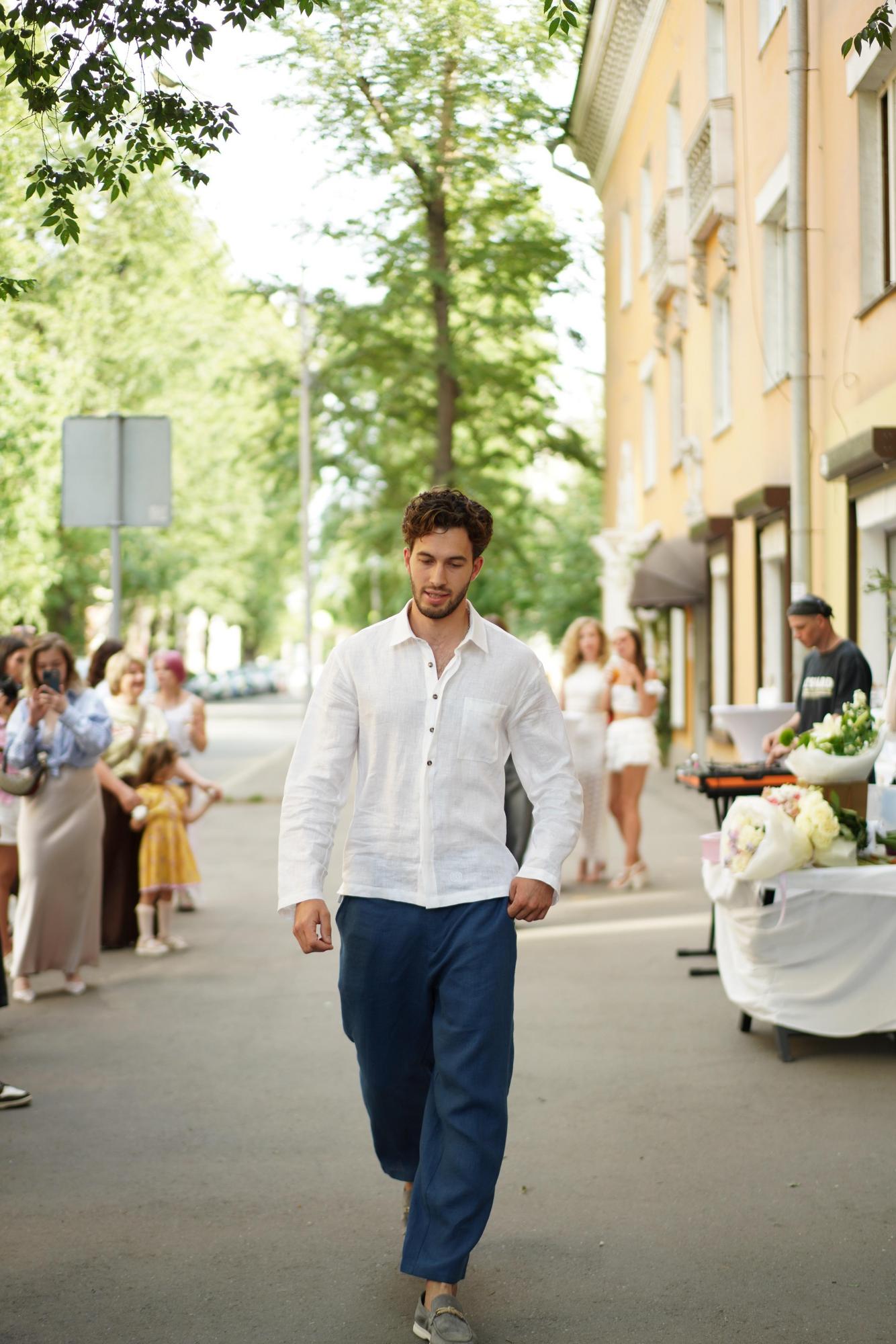 Брюки укороченные NATSMAN 01 lazur