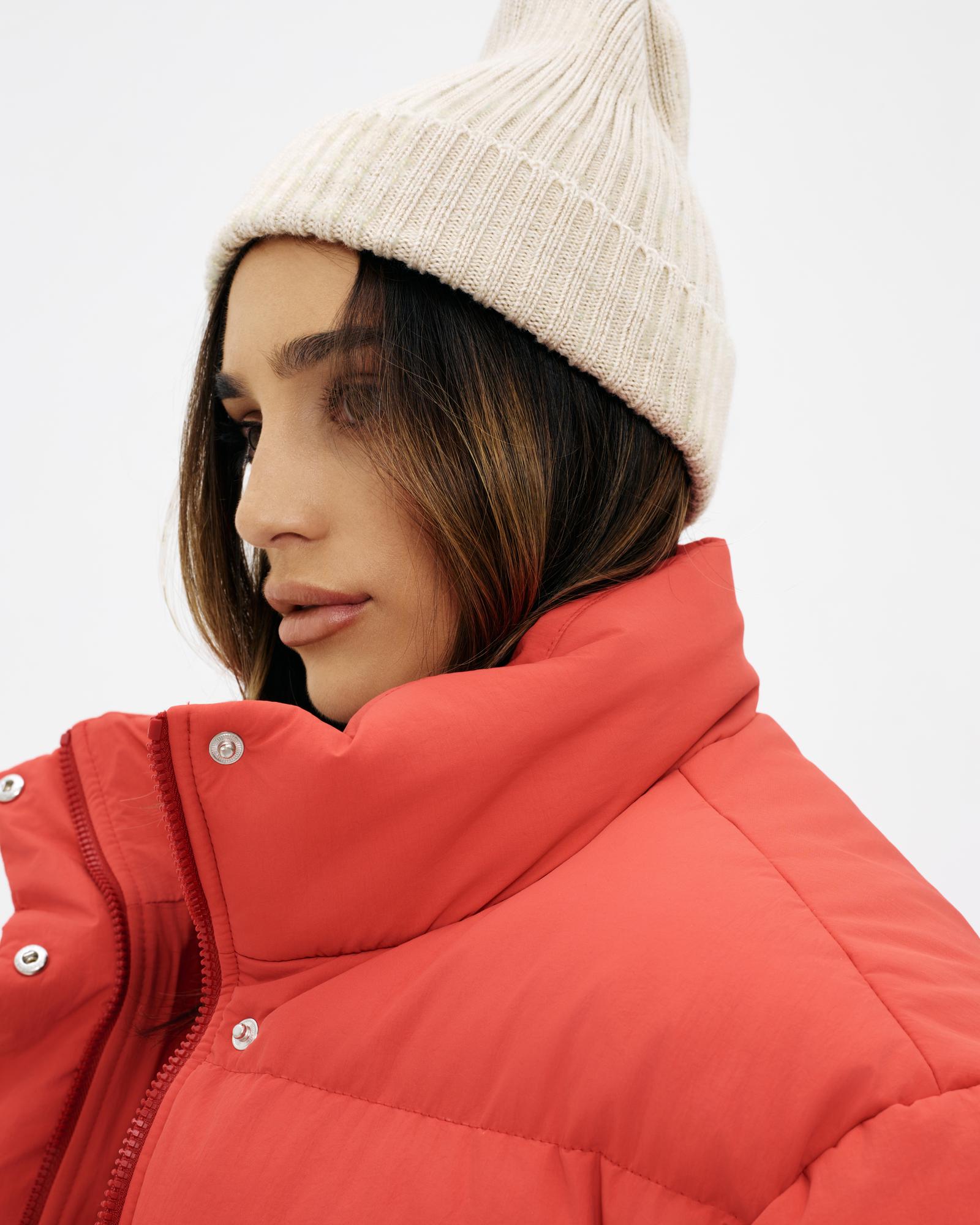 Шапка базовая из шерсти мериноса ivory