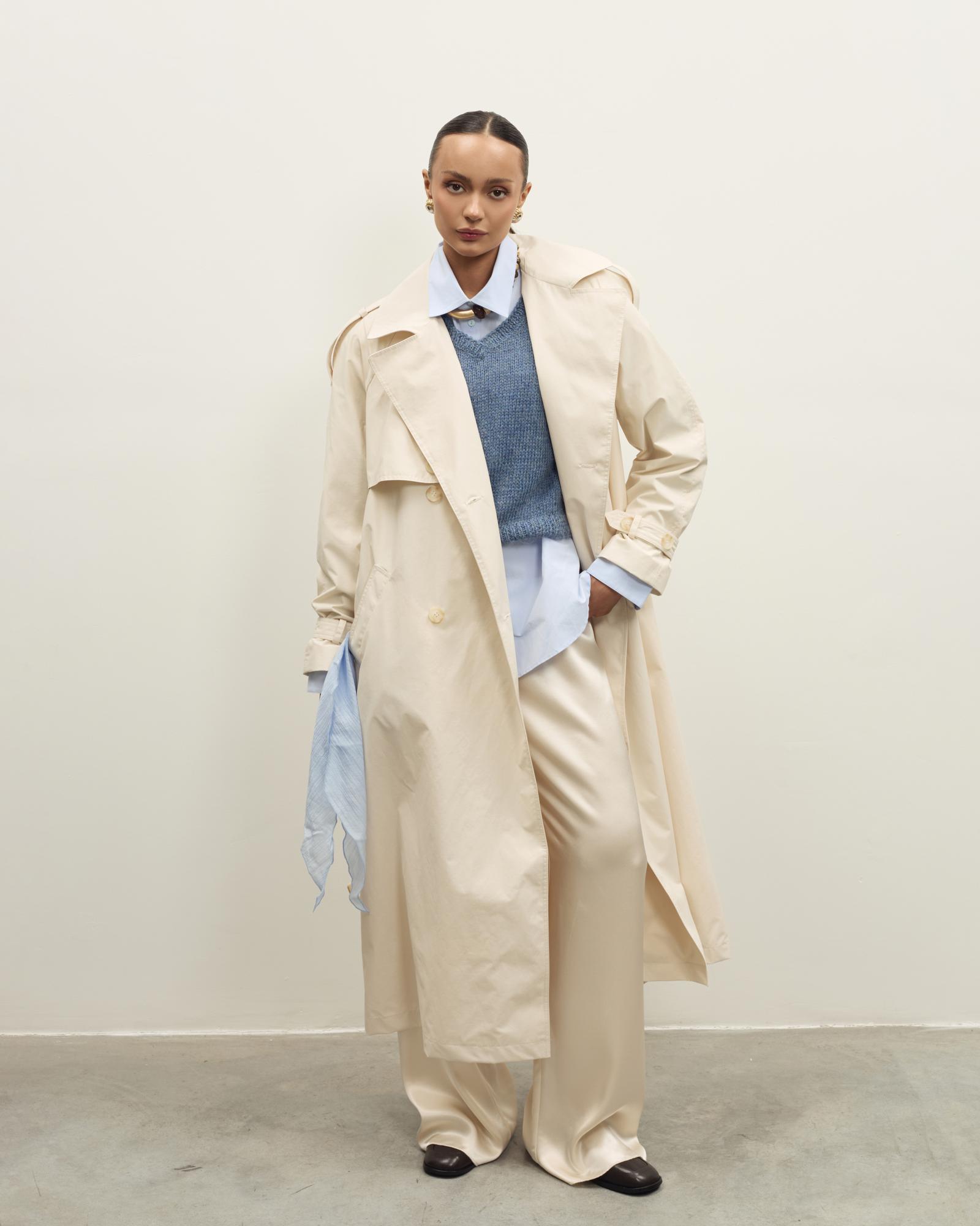 Тренч двубортный ДОЖДЕВАЯ ВОДА