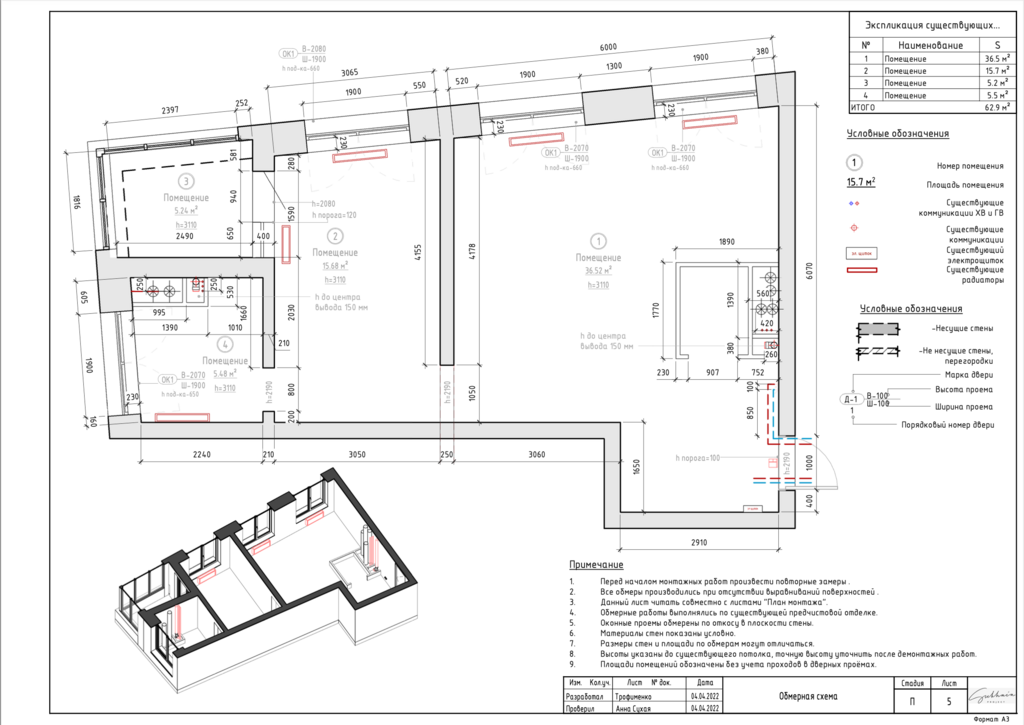 Планировочное решение
