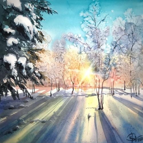 РАДУЖНЫЕ СНЕГА