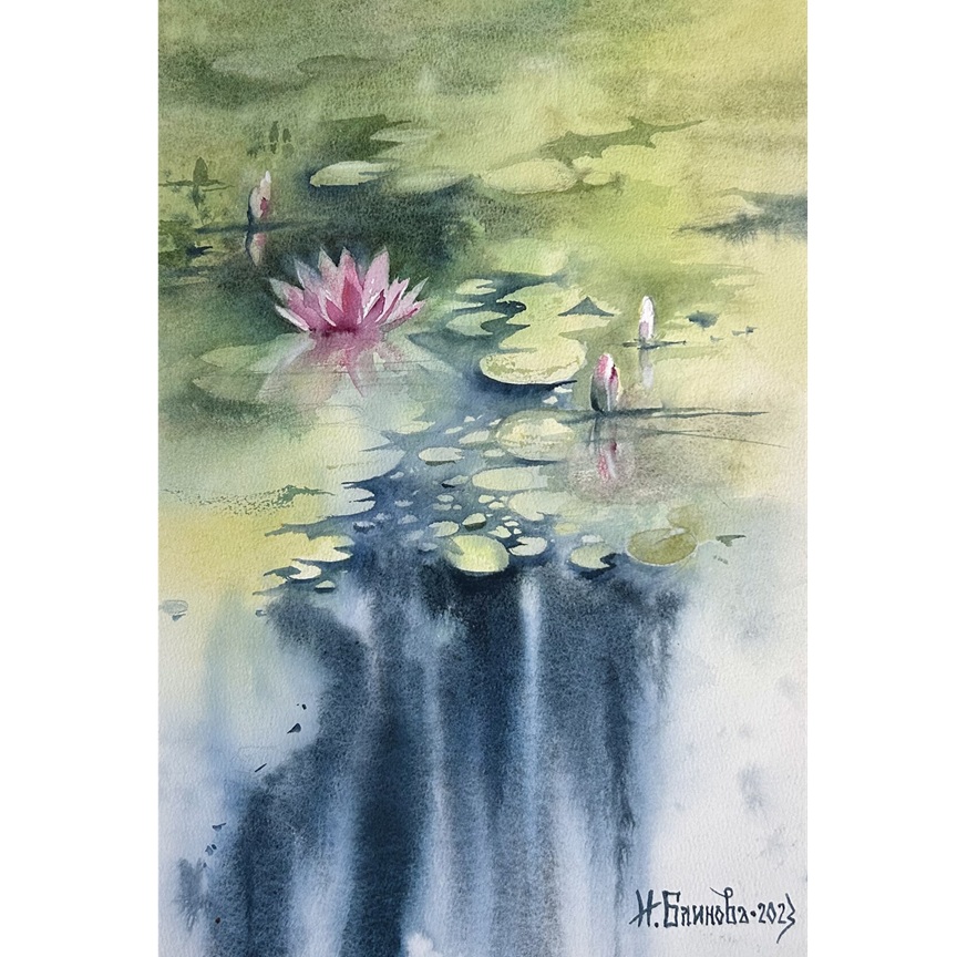 РОЗОВЫЕ НИМФЕИ