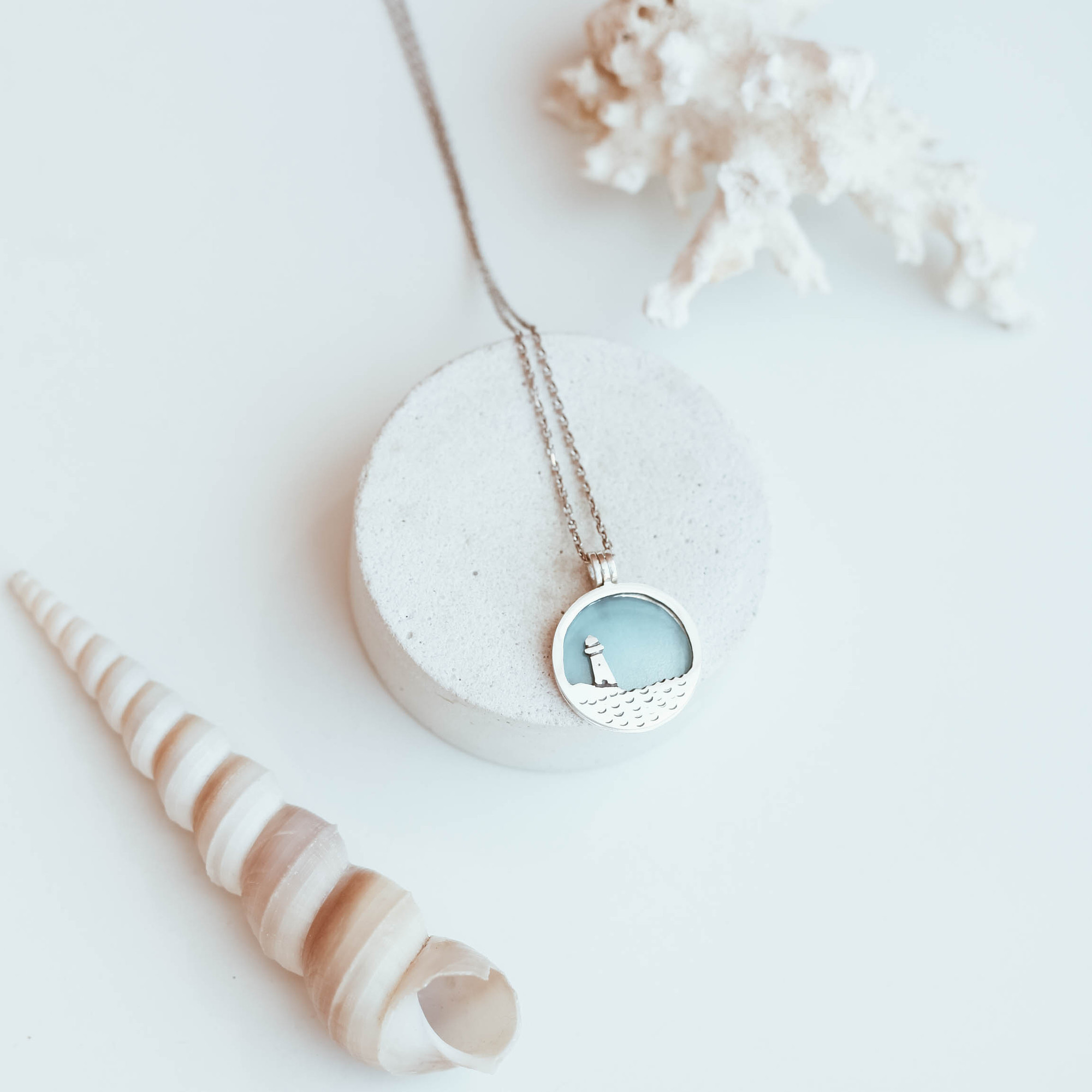 Кулон "Маяк" и основа "Небо"