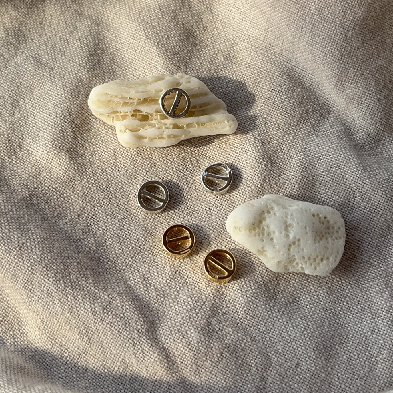 Винтовой замочек для сережек - гвоздиков