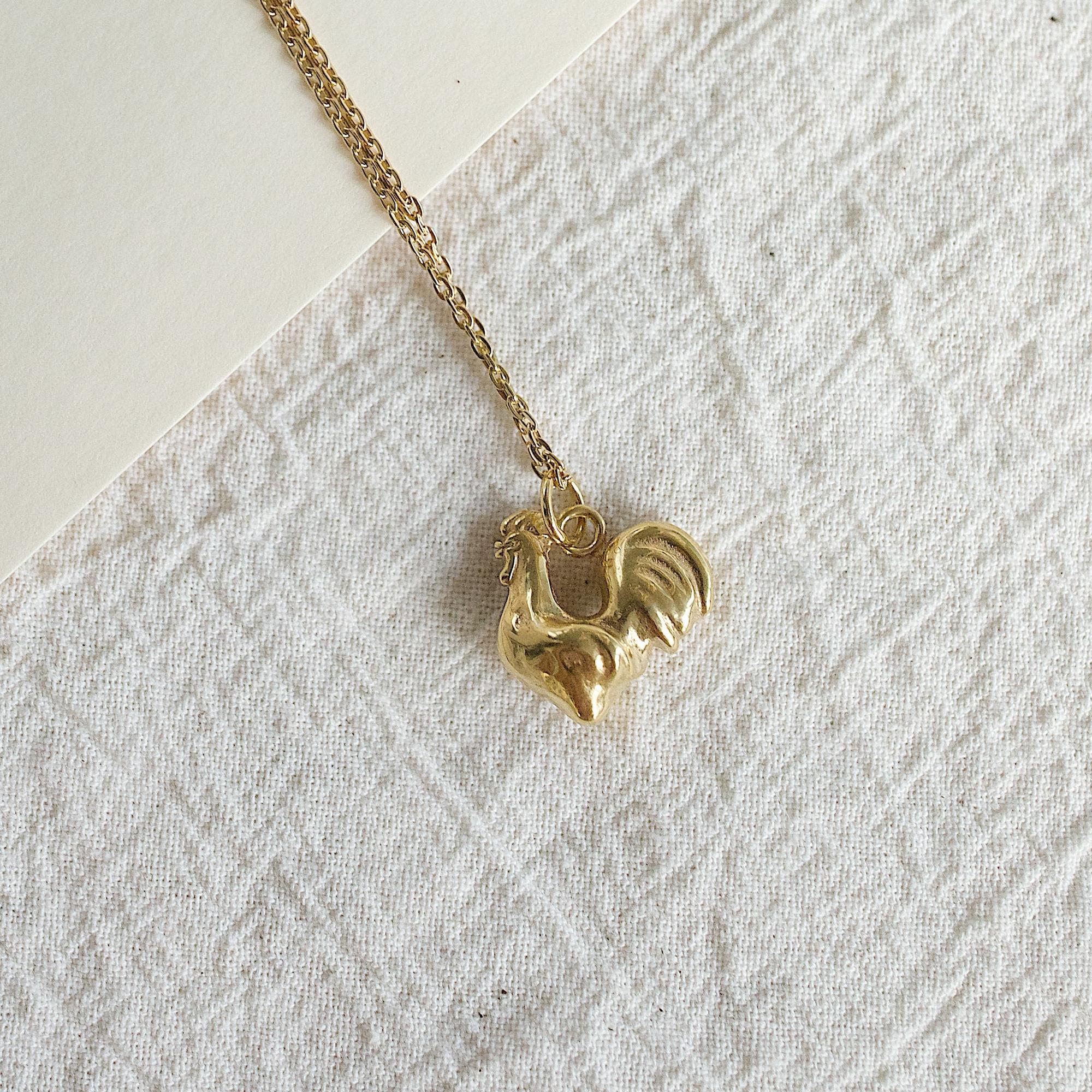 Кулон Петушок золотой