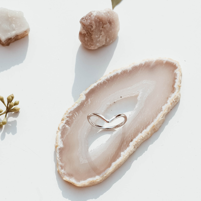 Кольцо  Галочка