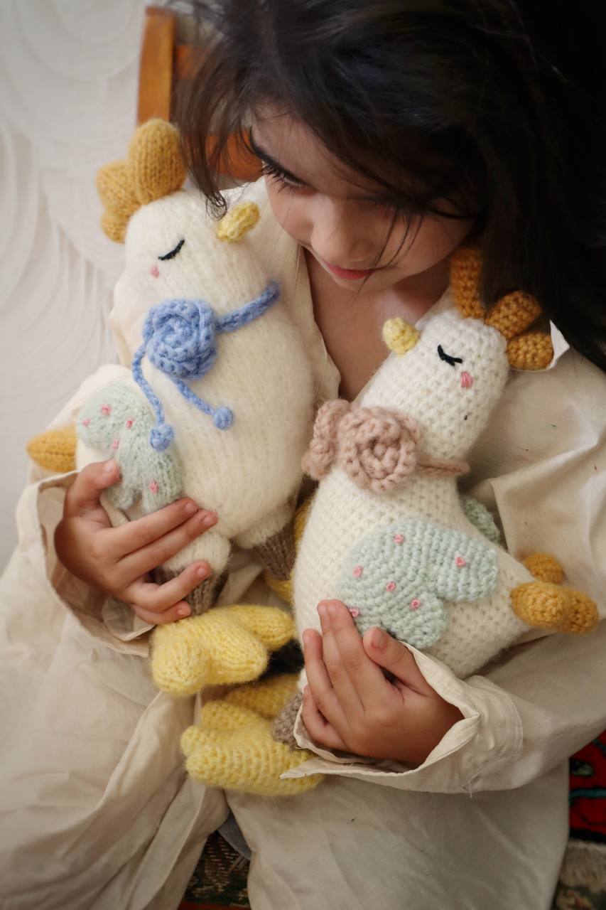 Курочка 2 в 1 (крючком и спицами)