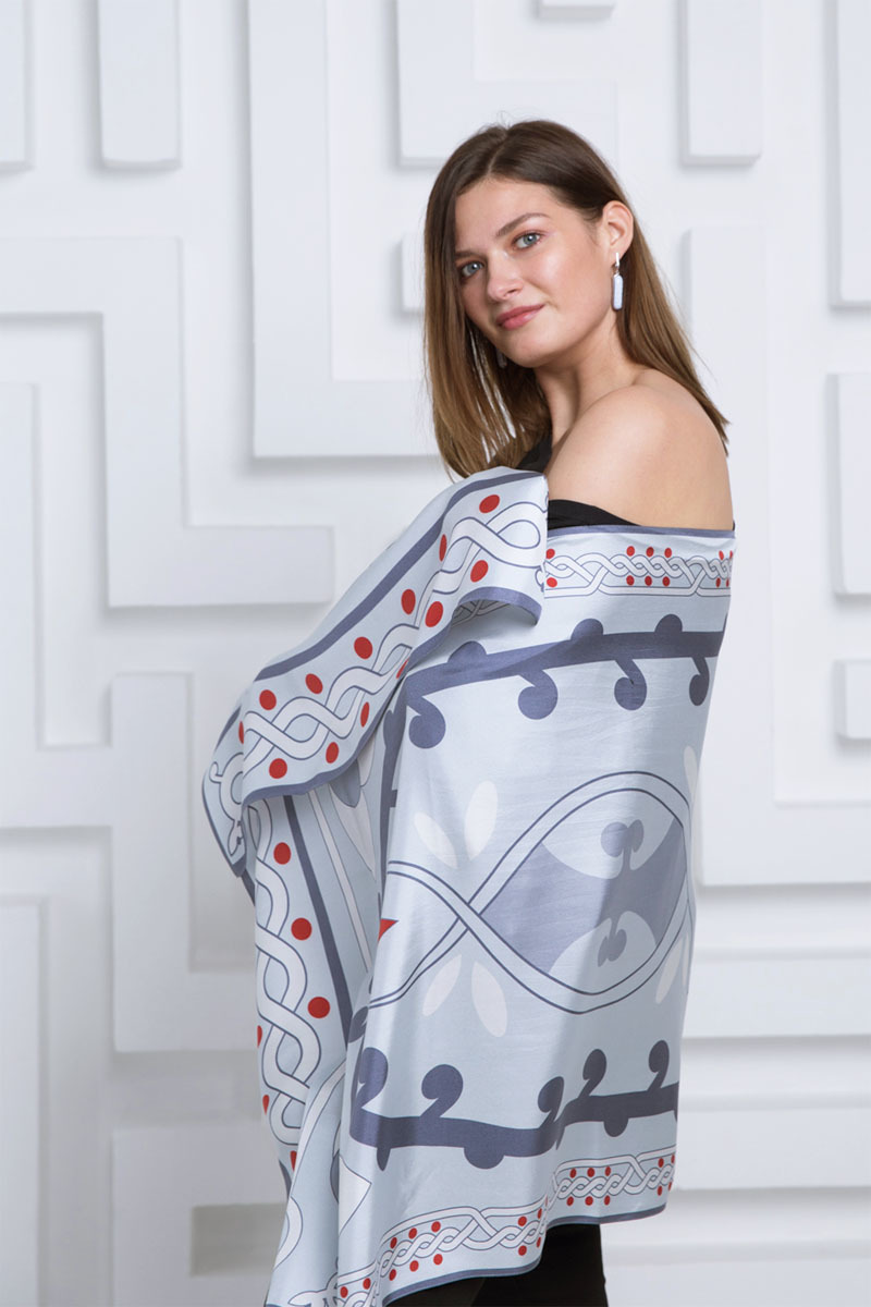 Палантин Голубой Лёд