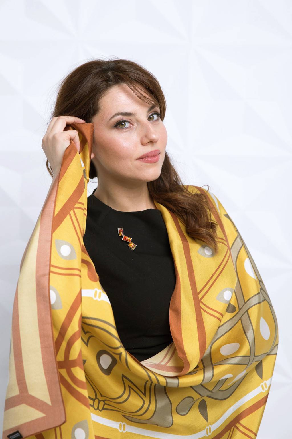 Палантин Пожелание бронза