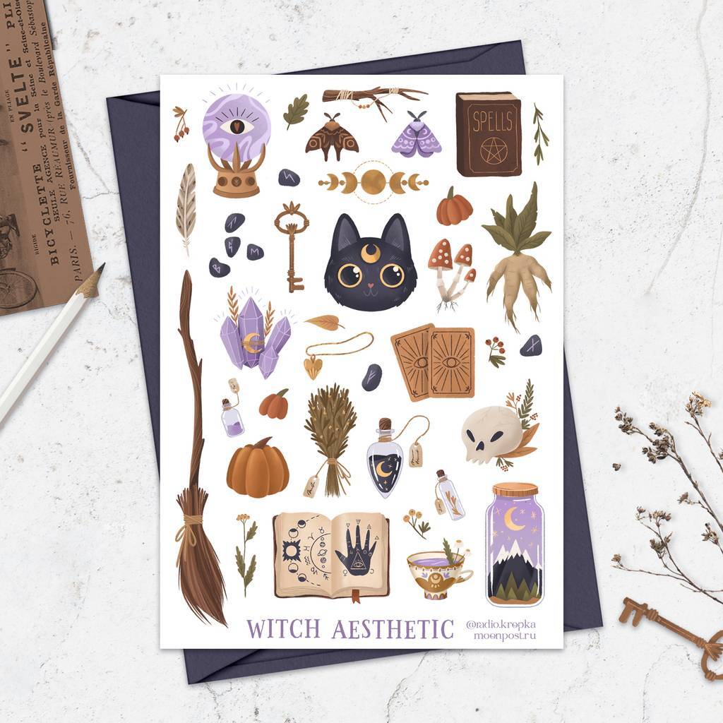 Стикеры  «WITCH AESTHETIC»