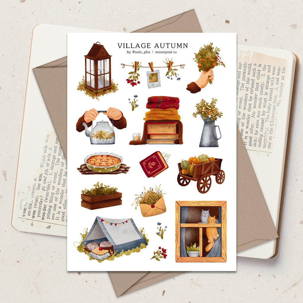 Стикеры «VILLAGE AUTUMN»