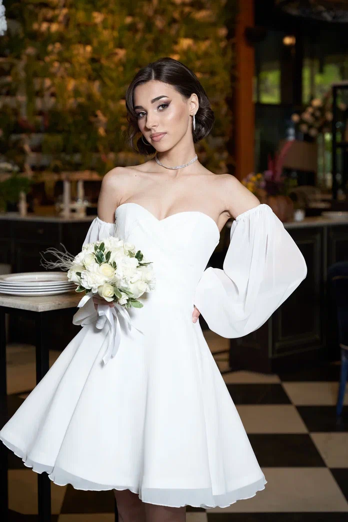 Свадебное платье Фили мини