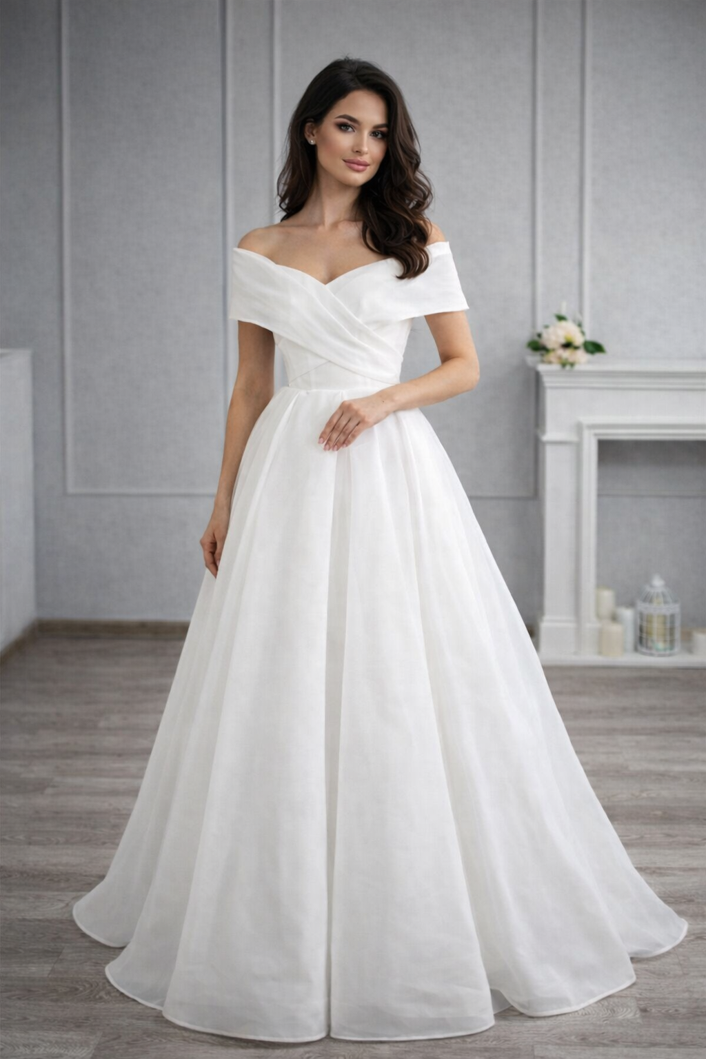 Свадебное платье Шенон воск