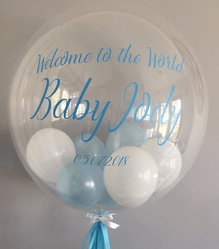 БАБЛС С ШАРИКАМИ И НАДПИСЬЮ