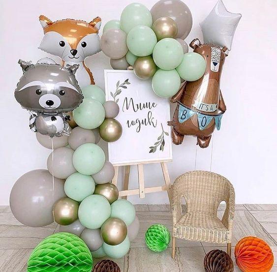 фотозона на мольберте Лесные жители