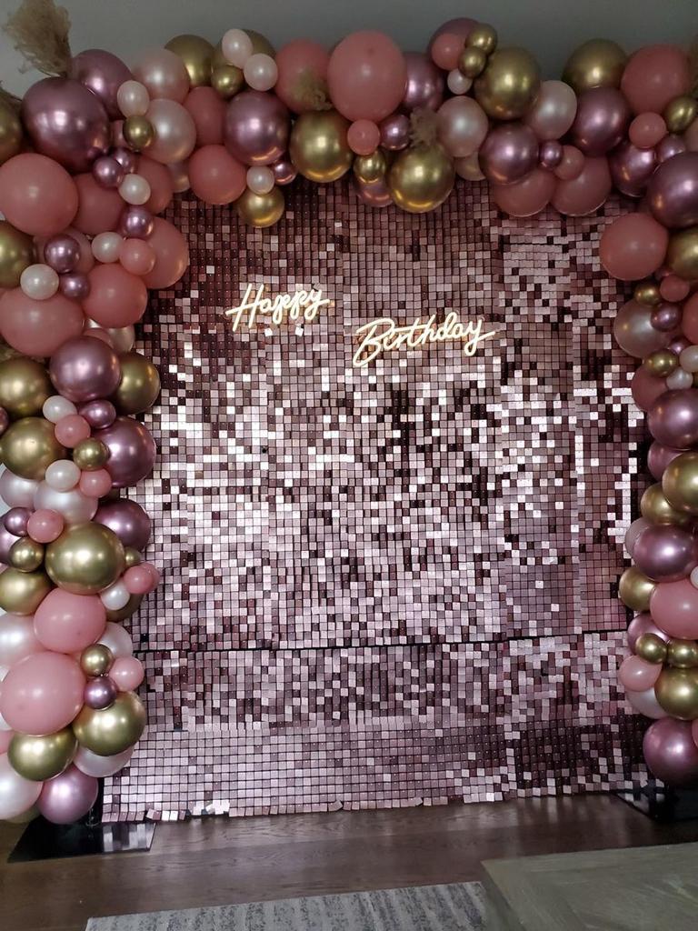 ФОТОЗОНА ПАЙЕТКИ ПУДРА HAPPY BIRTHDAY