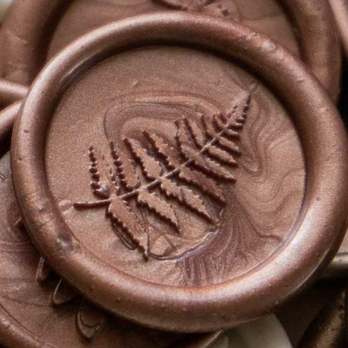 Сургучная печать "Папоротник"