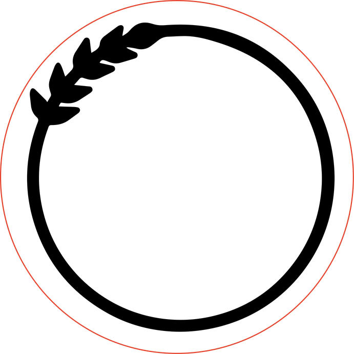 Линия с веточкой