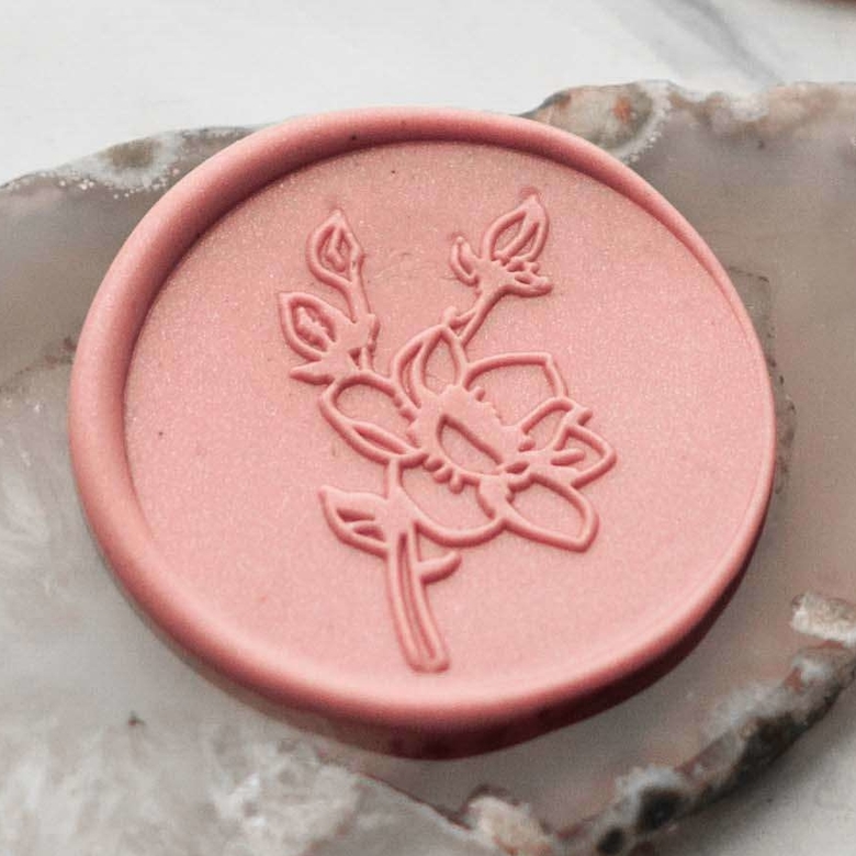 Сургучная печать "Магнолия"