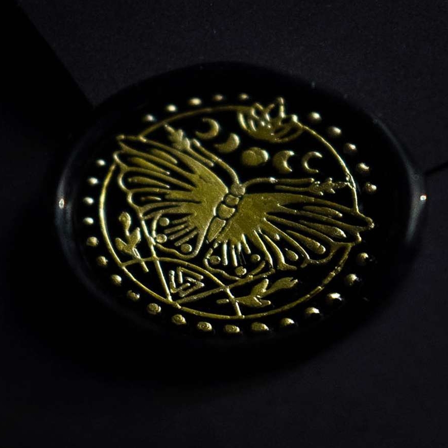 Сургучная печать "Ночной мотылек"