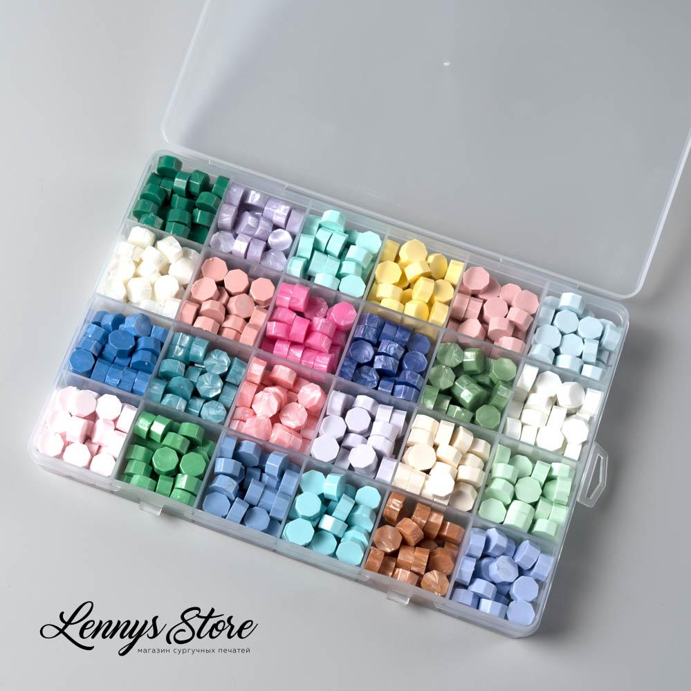 Набор сургуча в гранулах, 24 цвета