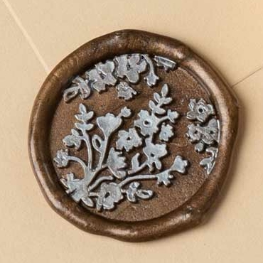 Сургучная печать "Незабудки"