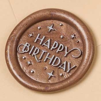 Сургучная печать "Happy-Birthday"