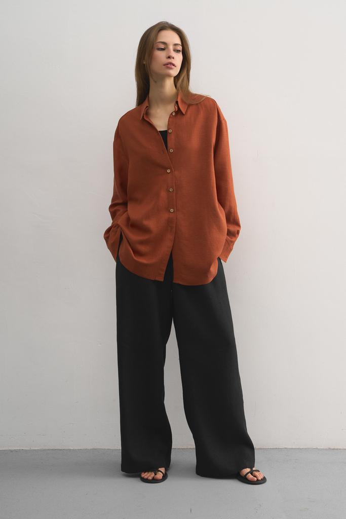 Рубашка оверсайз Terracotta