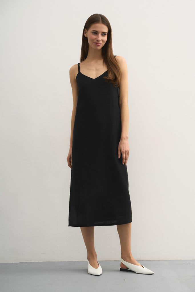 Платье-комбинация льняное Nuit купить в интернет-магазине по выгодной цене Pure Linen