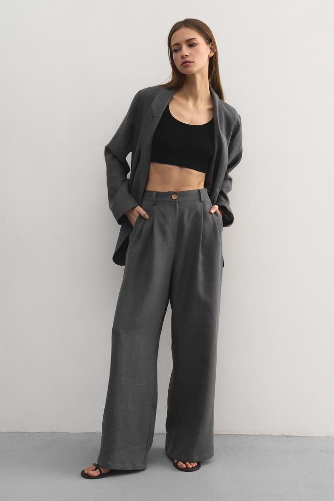 Брюки-палаццо Volcanic Smog